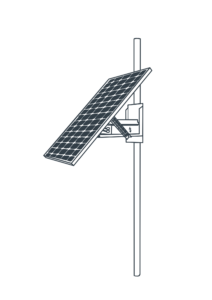 Zalozni zdroj se solarnim napajenim